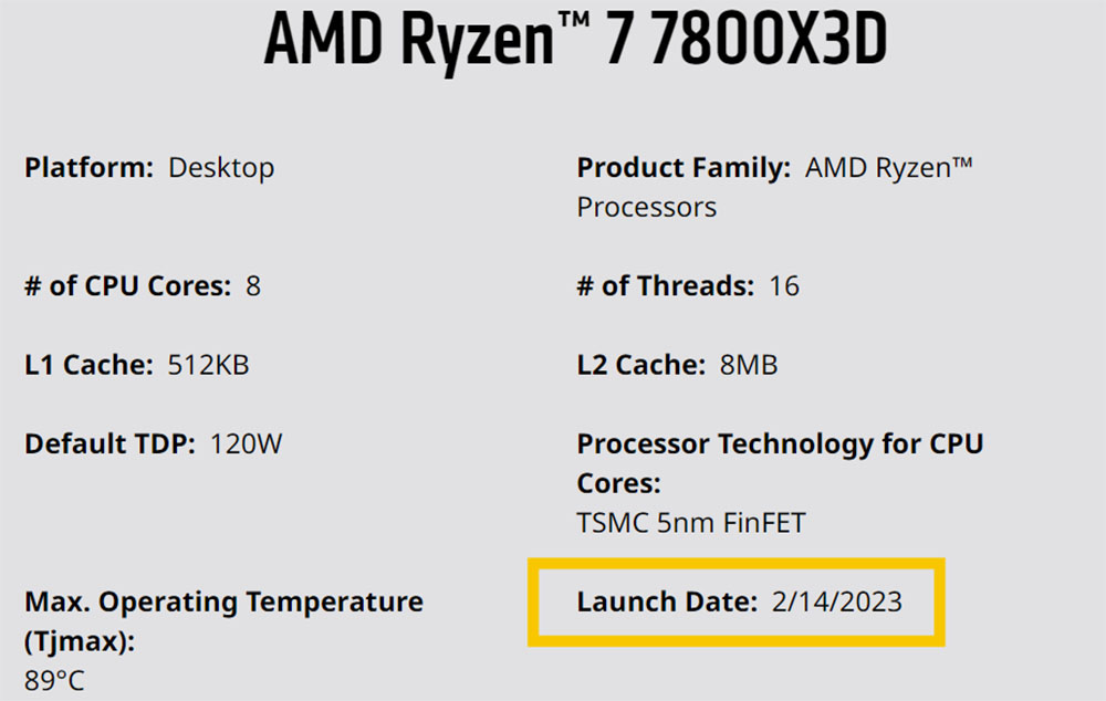 AMD Ryzen 7000X3D : C'est la Date de Sortie qui va Vous Faire Craquer