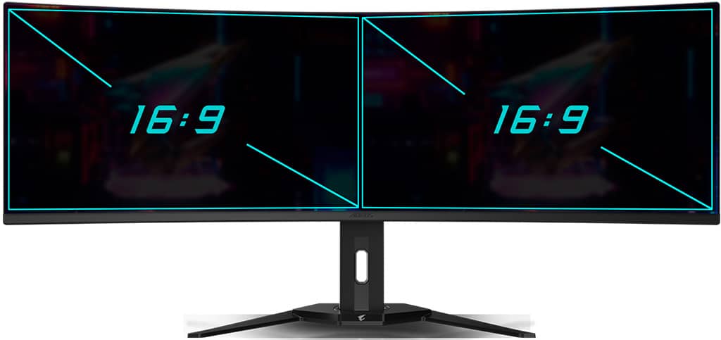 AORUS CO49DQ : Moniteur QD-OLED de 49 Pouces avec IA