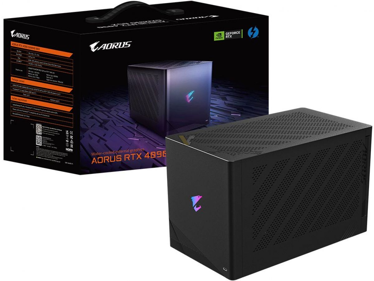 GIGABYTE Gaming Box, Avec RTX 4090 et Refroidissement Liquide Personnalisé