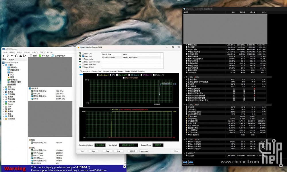 Intel Core i9-14900K dans Cinebench 2024 Intel Core i9-14900K dans Cinebench 2024