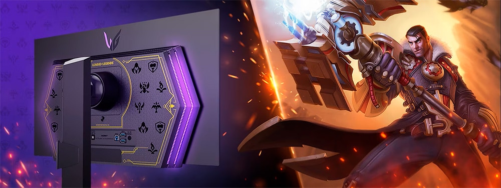 LG UltraGear 27GR95QL : Moniteur au Design League of Legends LG UltraGear 27GR95QL : Moniteur au Design League of Legends