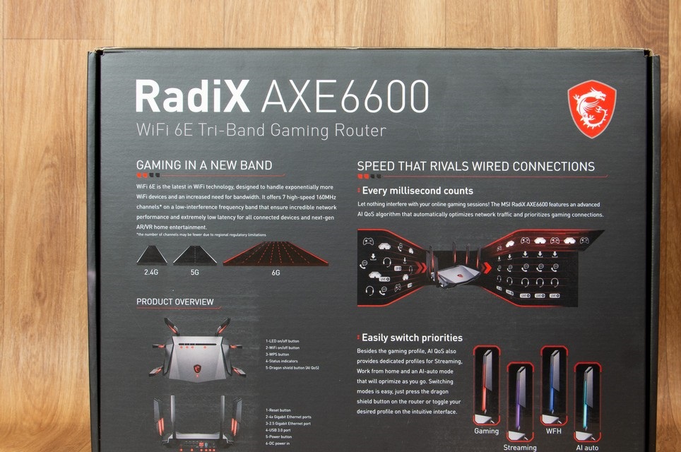 MSI RadiX AXE6600 : Test de ce Routeur Wi-Fi 6E avec RGB